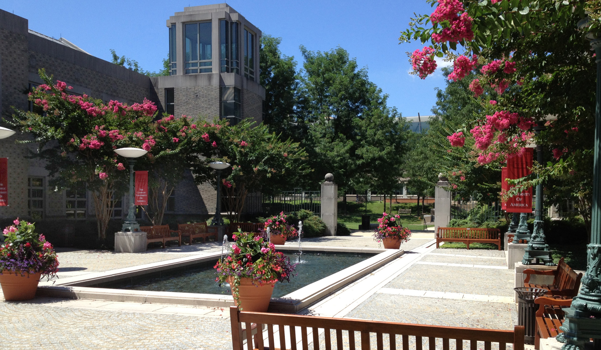 Catholic Law's Knights of Columbus Courtyard