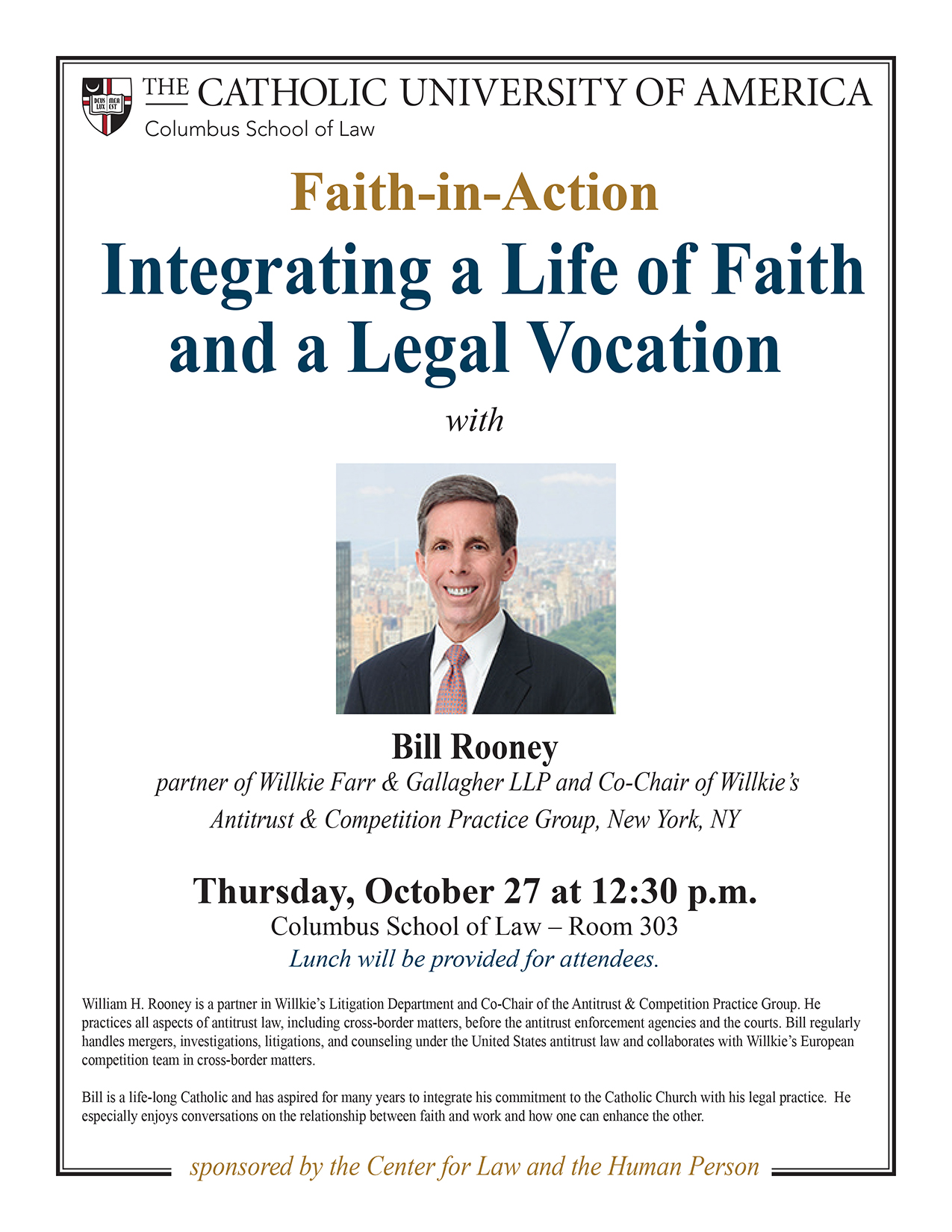 Faith-in-Action: Integrating a Life of Faith and a Legal Vocation