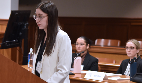 Final round of the competition in the Walter Slowinski Courtroom