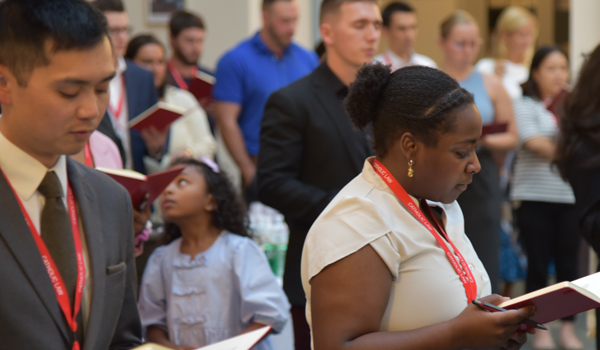 law students reading oath