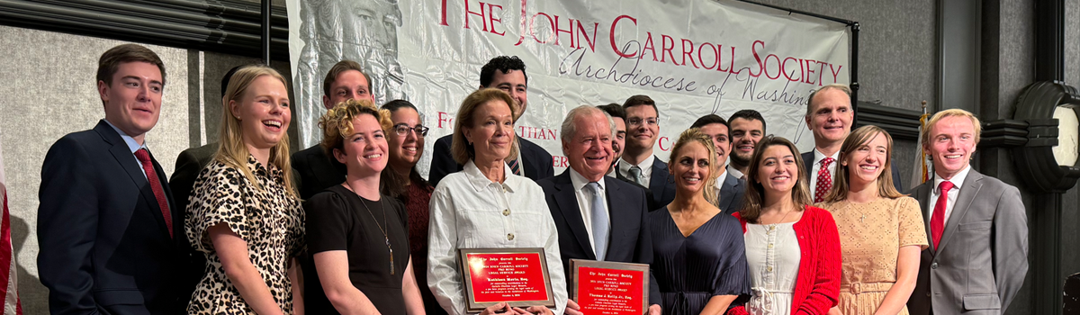 Catholic Law students, faculty, and alumni at Red Mass celebration