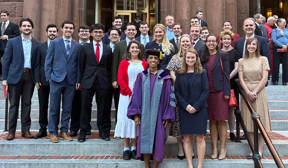 Catholic Law students, faculty, and alumni at Red Mass celebration