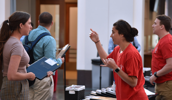 Orientation check-in