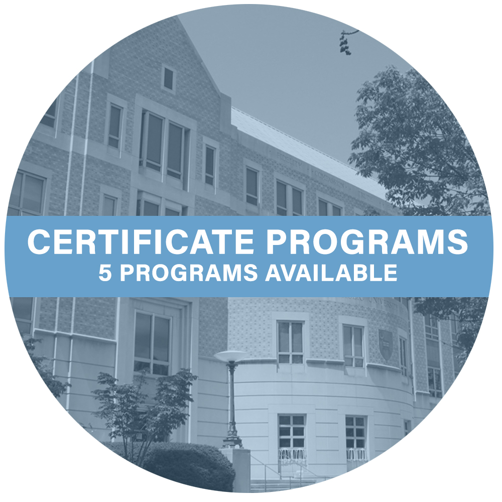 Certificate Programs and Centers